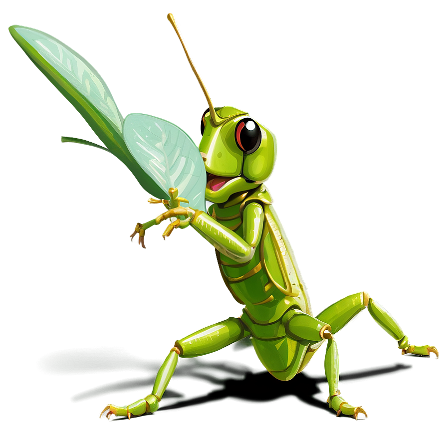 Grasshopper Eating Leaf Png Iwy61 PNG Image