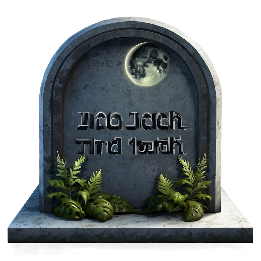 Grave And Moon Png Ywd8 PNG Image