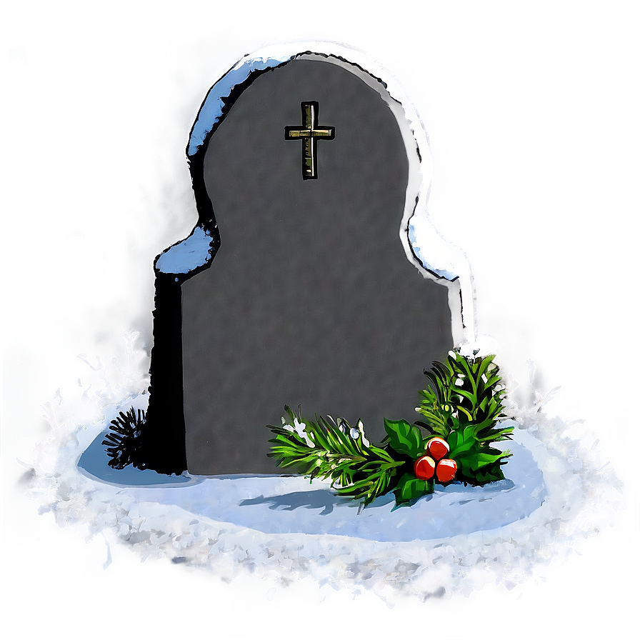 Grave In Snow Png Mbn38 PNG Image