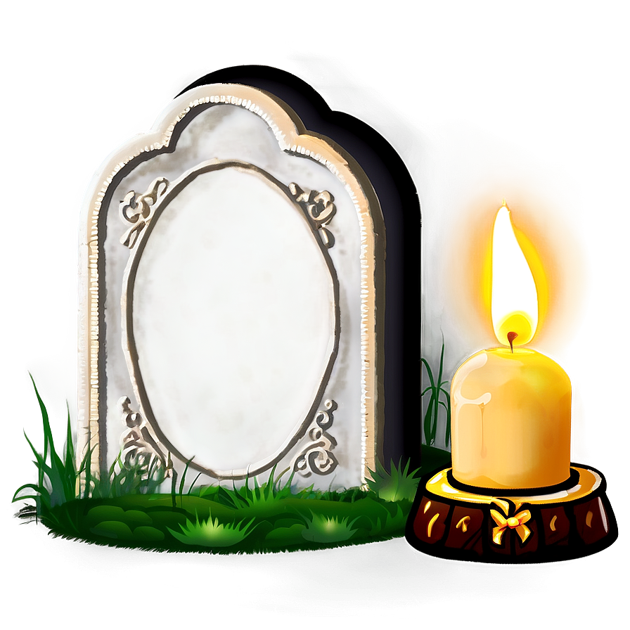 Grave With Candle Png Jgy PNG Image