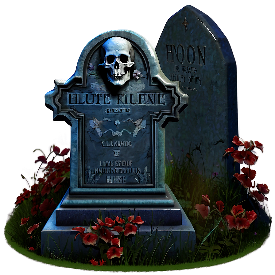 Grave With Ghost Png 05242024 PNG Image