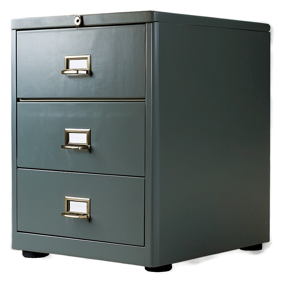 Gray Filing Cabinet Png Bhv24 PNG Image