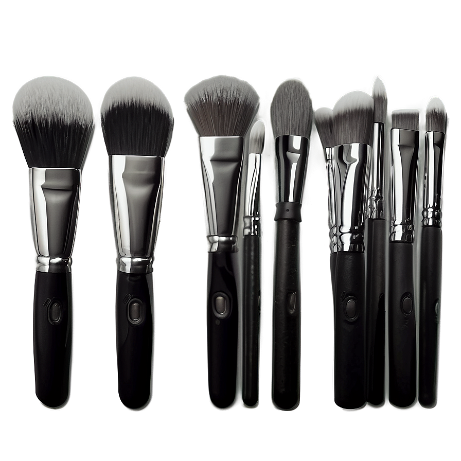 Grayscale Makeup Brushes Png 27 PNG Image