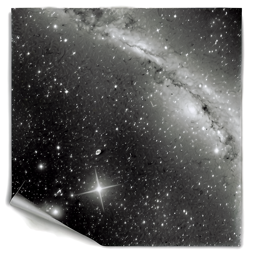 Grayscale Space Galaxy Png 86 PNG Image