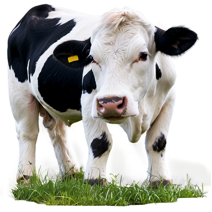 Grazing Dairy Cow Png Frg17 PNG Image