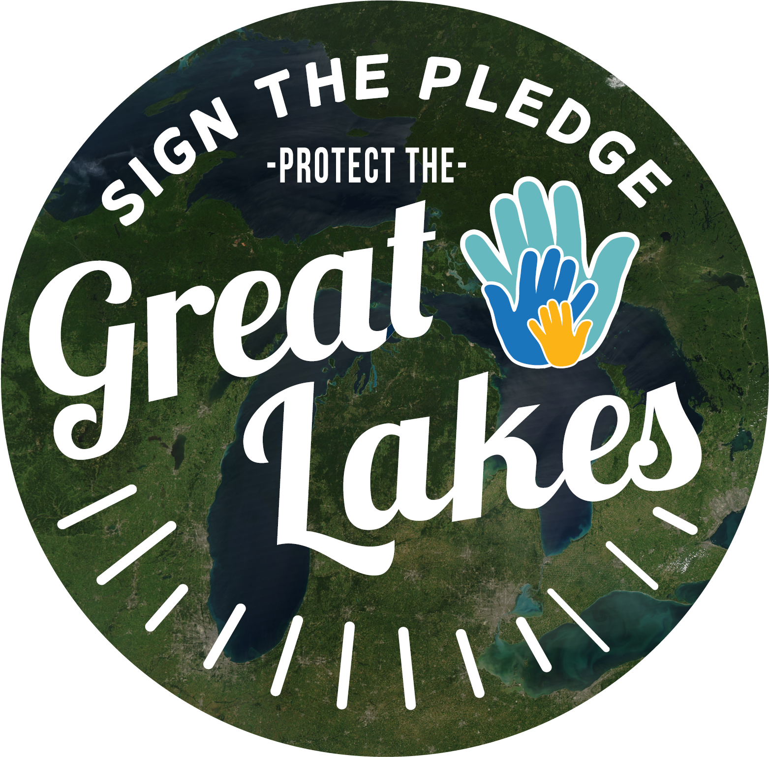 Great Lakes Pledge Campaign PNG Image