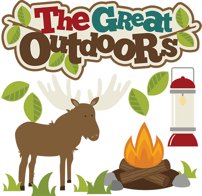 Great Outdoors Camping Theme PNG Image