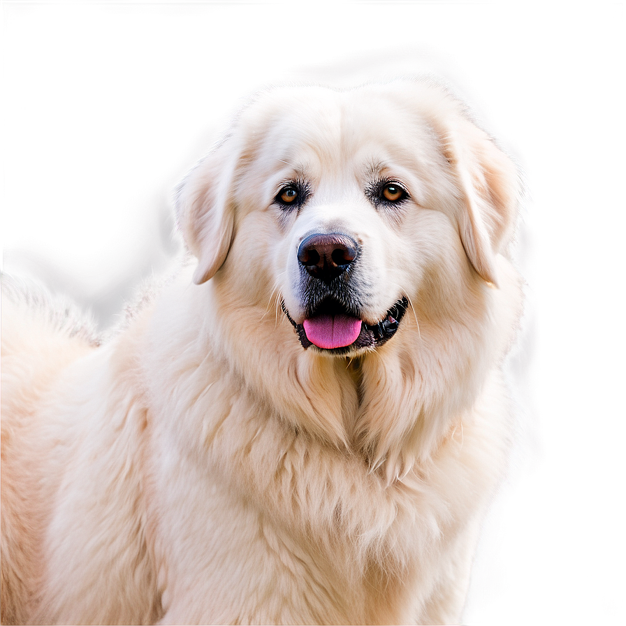 Great Pyrenees In Autumn Png 75 PNG Image