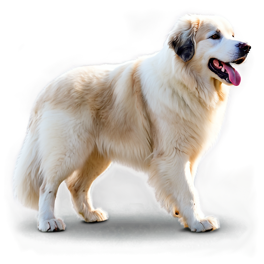 Great Pyrenees On A Walk Png Ywk98 PNG Image