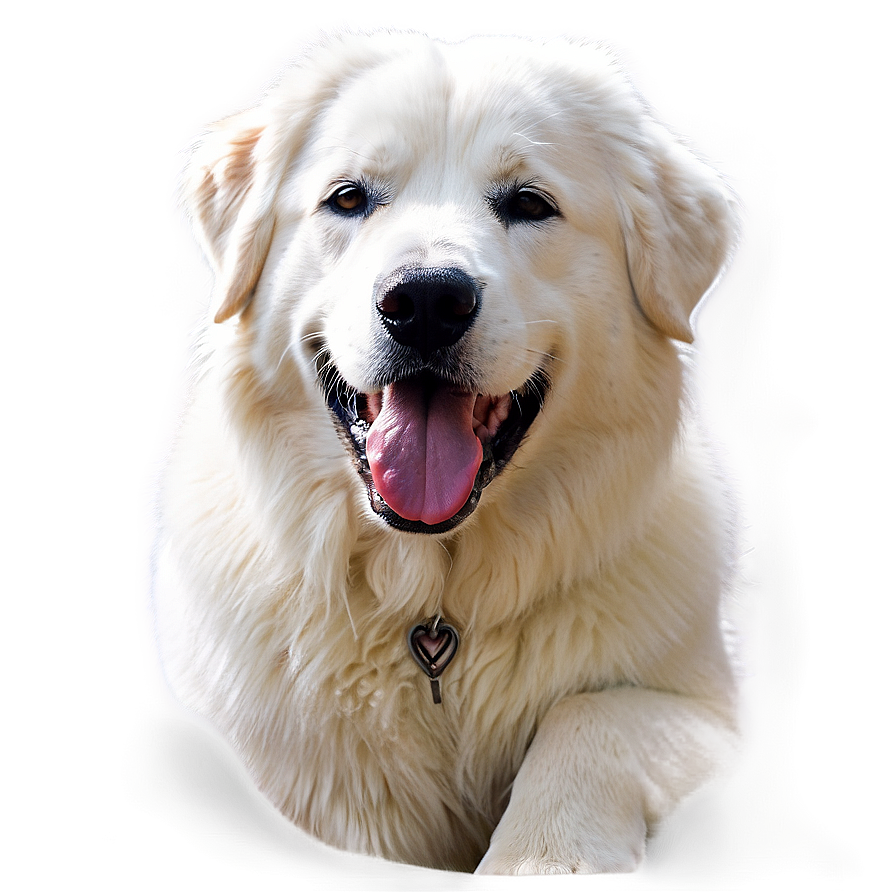 Great Pyrenees Relaxing Png 06292024 PNG Image