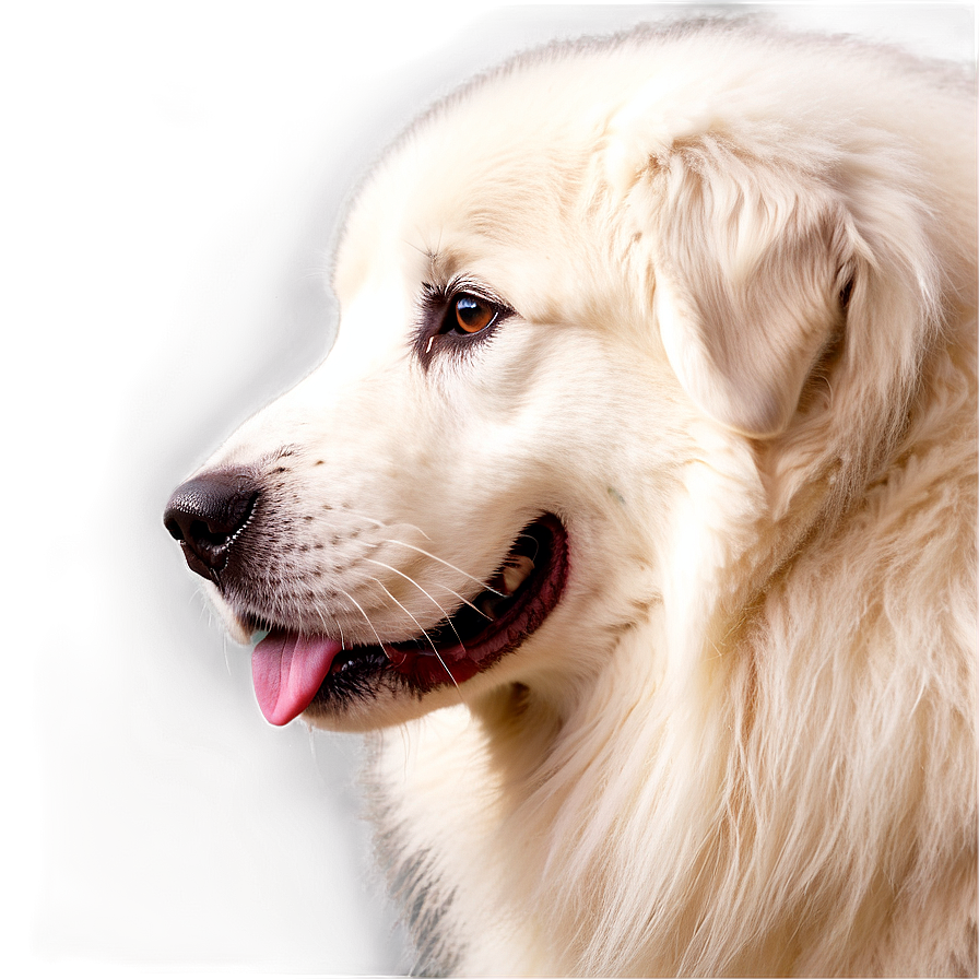 Great Pyrenees With Puppies Png 06292024 PNG Image