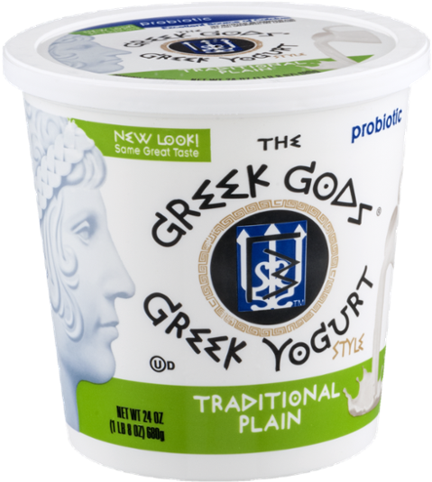 Greek Gods Traditional Plain Greek Yogurt PNG Image