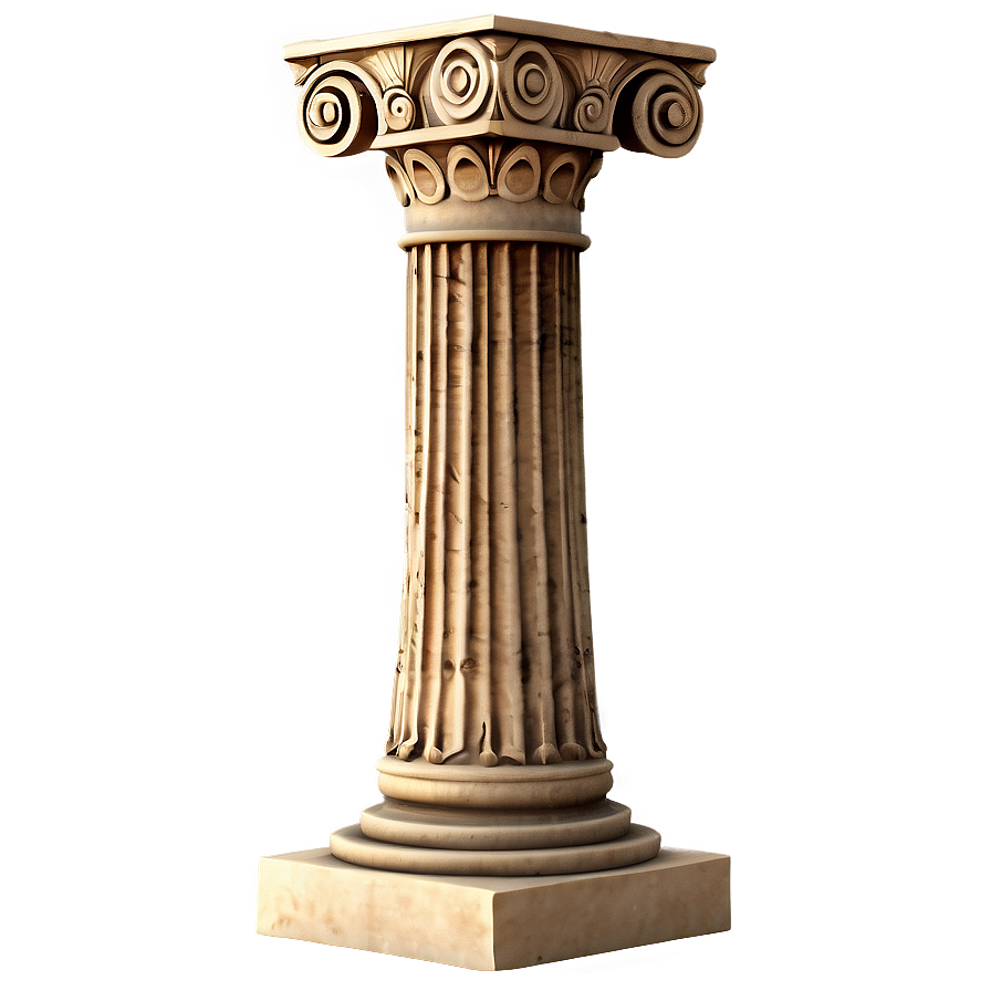 Greek Pillar Decoration Png Ntp PNG Image