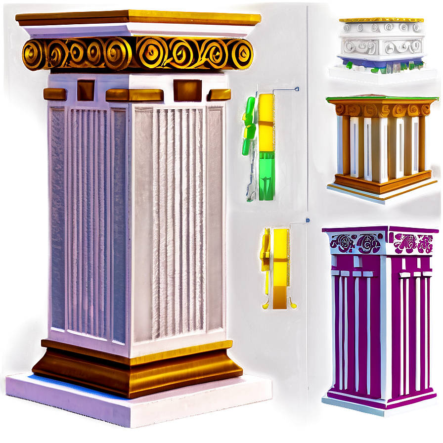 Greek Pillar Icon Png 39 PNG Image