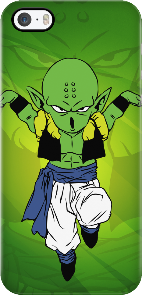 Green Alien Warriori Phone Case PNG Image