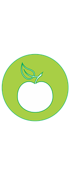 Green Apple Icon PNG Image