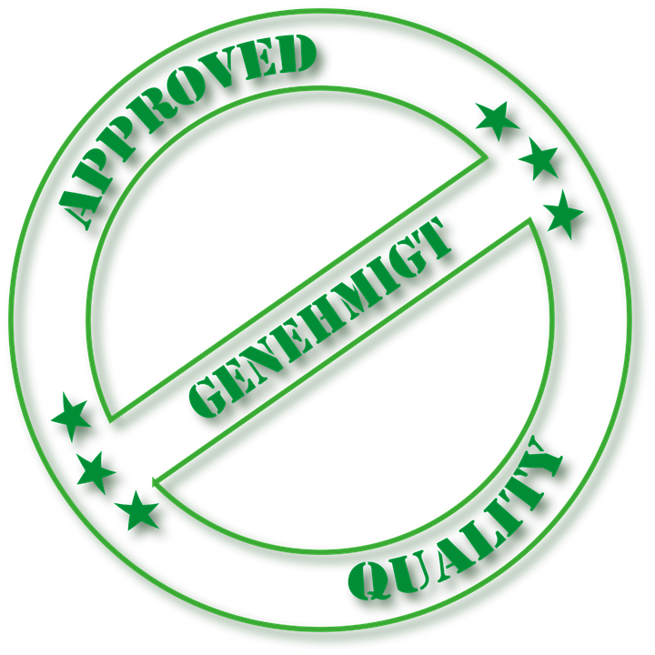 Green Approved Quality Stamp PNG Image