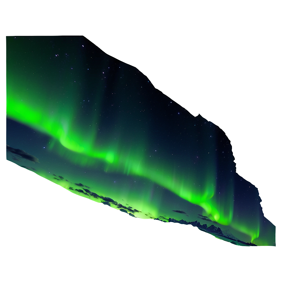 Green Aurora Borealis Png Nmn PNG Image