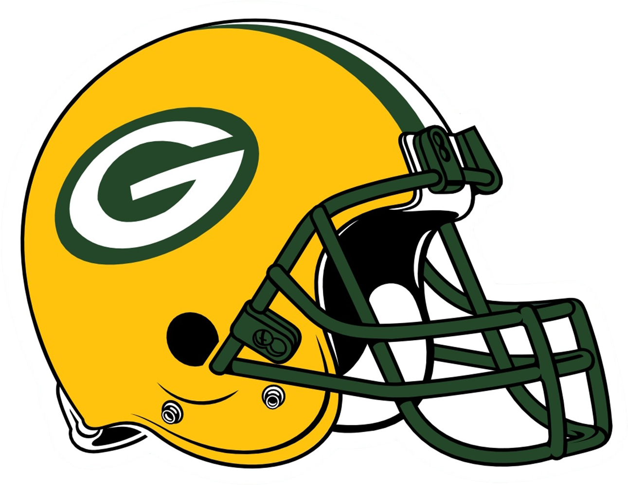 Green Bay Packers Helmet Logo PNG Image