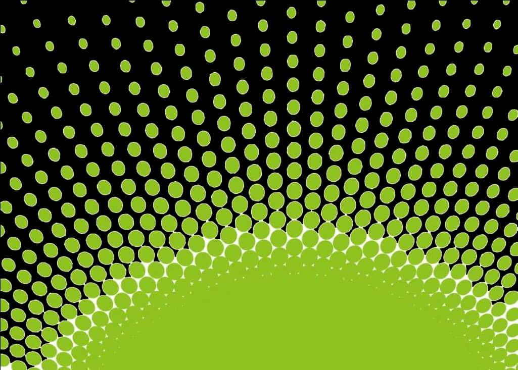 Green Black Dot Pattern PNG Image