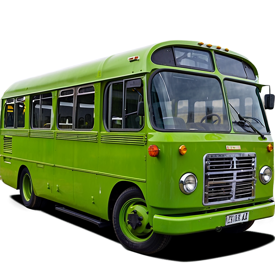 Green Bus Png Yce PNG Image