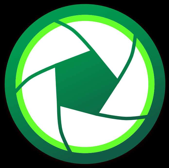 Green_ Camera_ Shutter_ Logo PNG Image