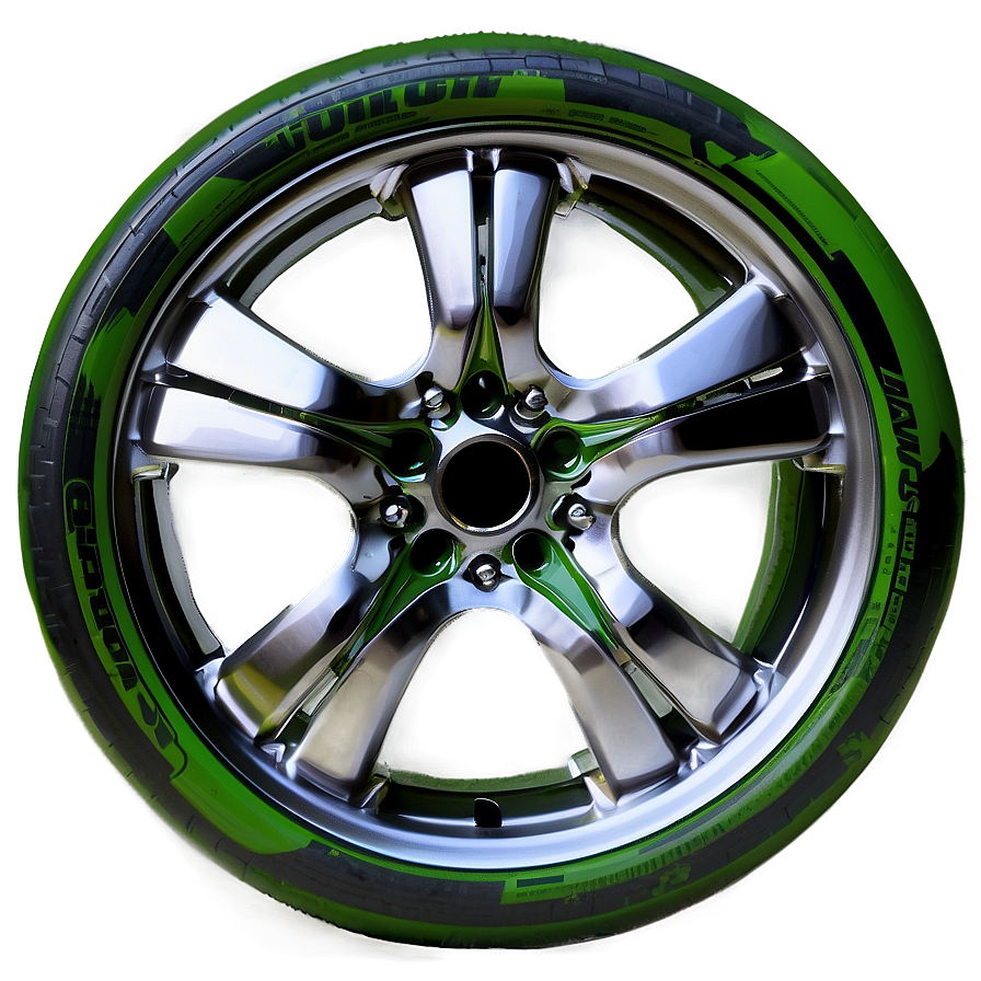 Green Car Wheel Png Nlc PNG Image