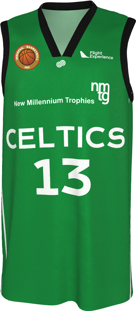 Green Celtics Basketball Jersey Number13 PNG Image