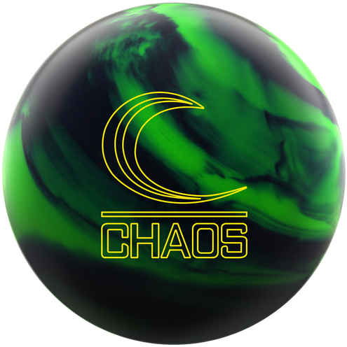 Green Chaos Bowling Ball PNG Image