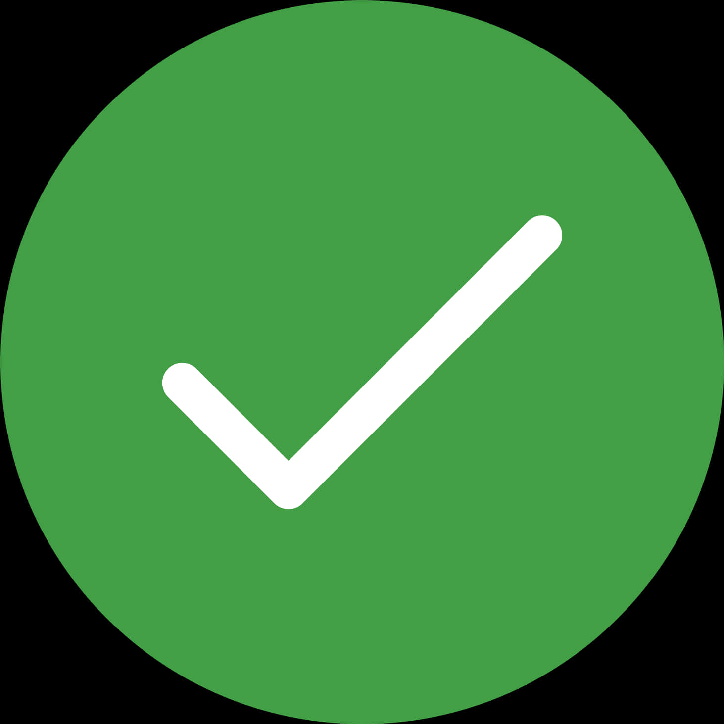 Green Check Mark Icon PNG Image