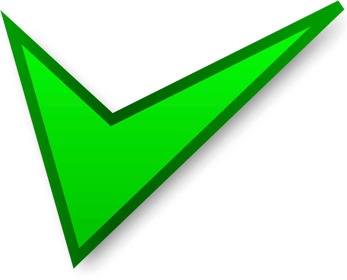 Green Checkmark Graphic PNG Image