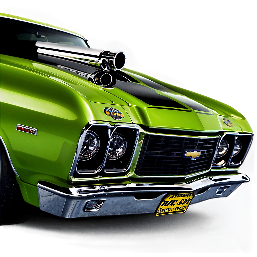 Green Chevrolet Chevelle Png 67 PNG Image