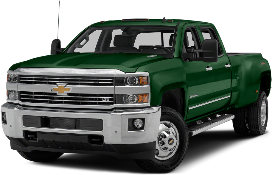 Green Chevrolet Silverado3500 H D Truck PNG Image