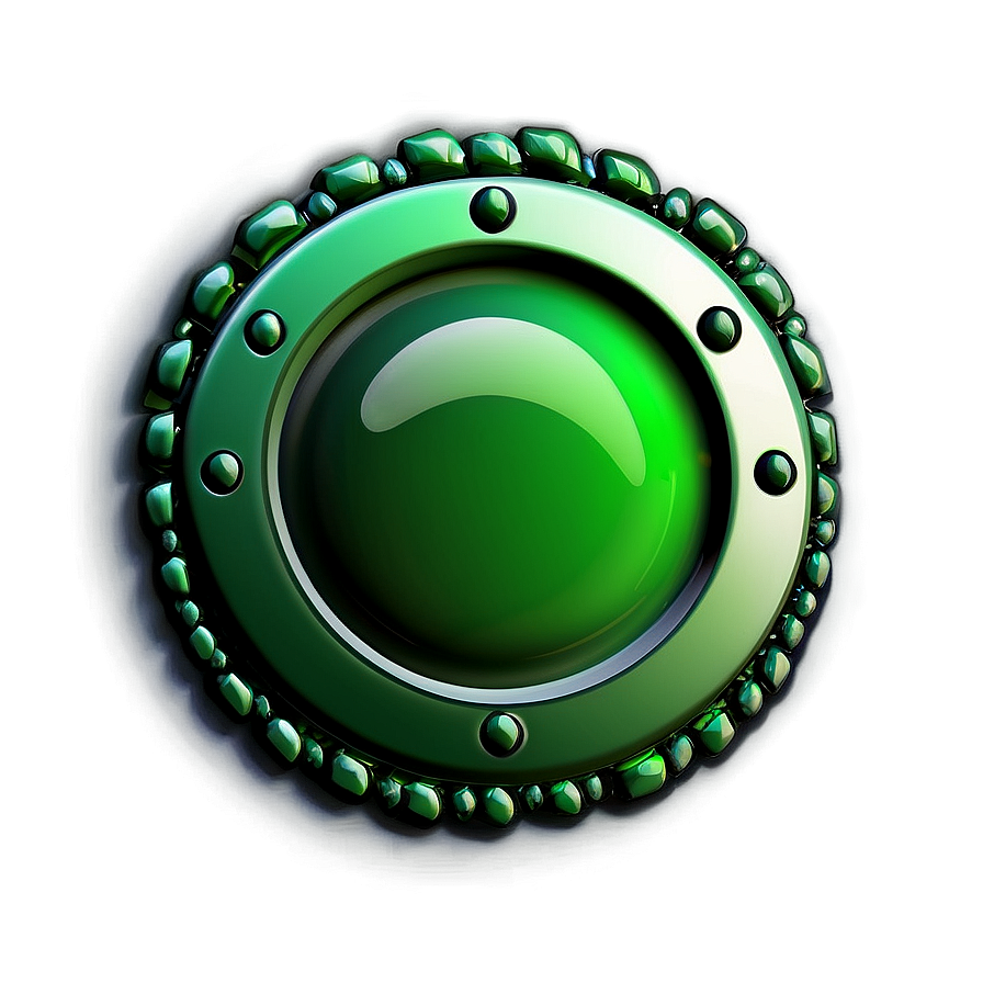 Green Circle Badge Png Fhd PNG Image