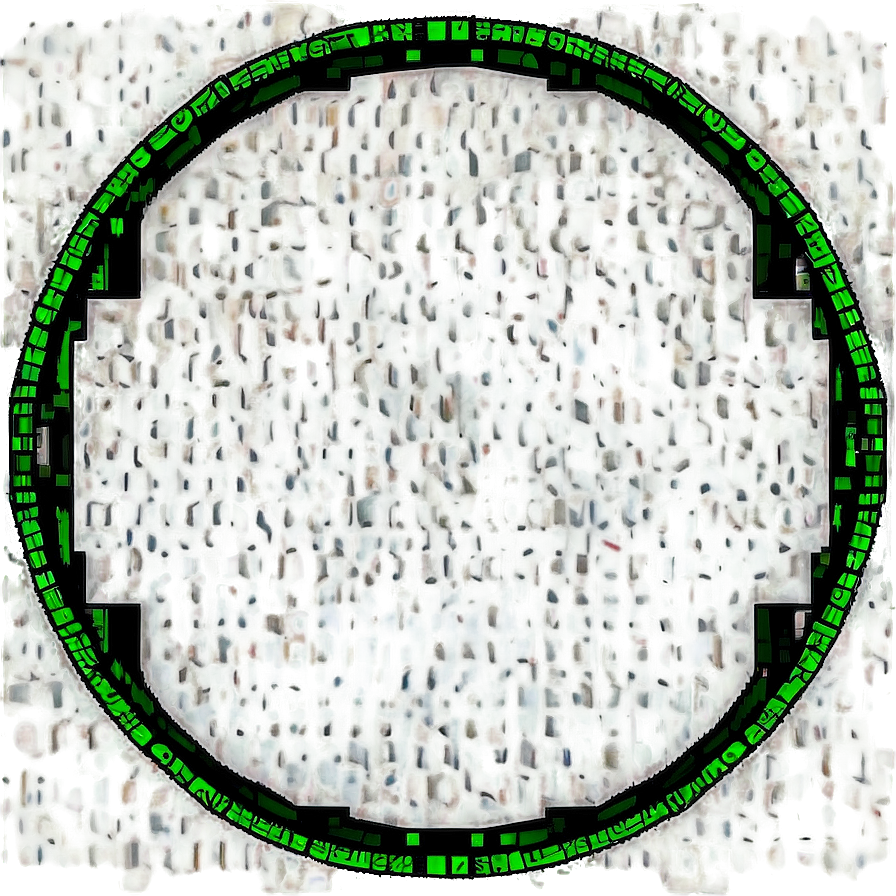 Green Circle In Pixel Art Png Vkp PNG Image