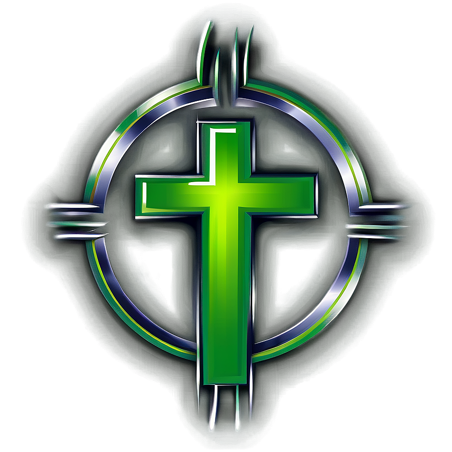 Green Circle With Cross Png Dou78 PNG Image