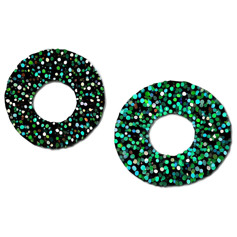 Green Circle With Sparkles Png Qgj PNG Image