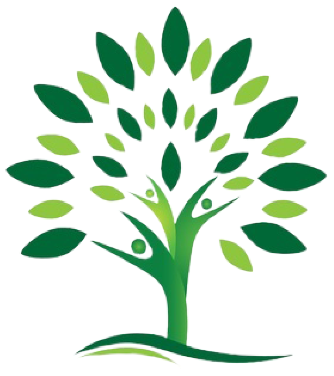 Green Cleaning Tree Logo PNG Image