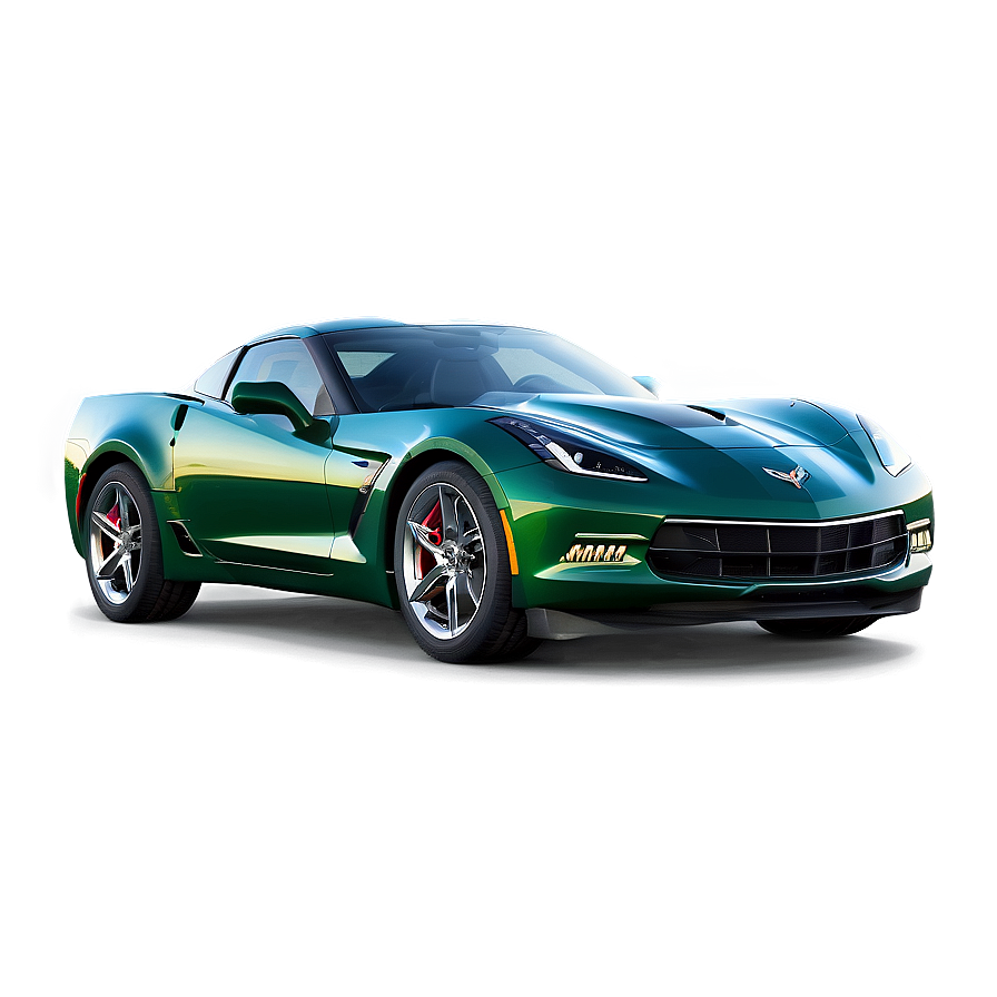 Green Corvette Png 63 PNG Image