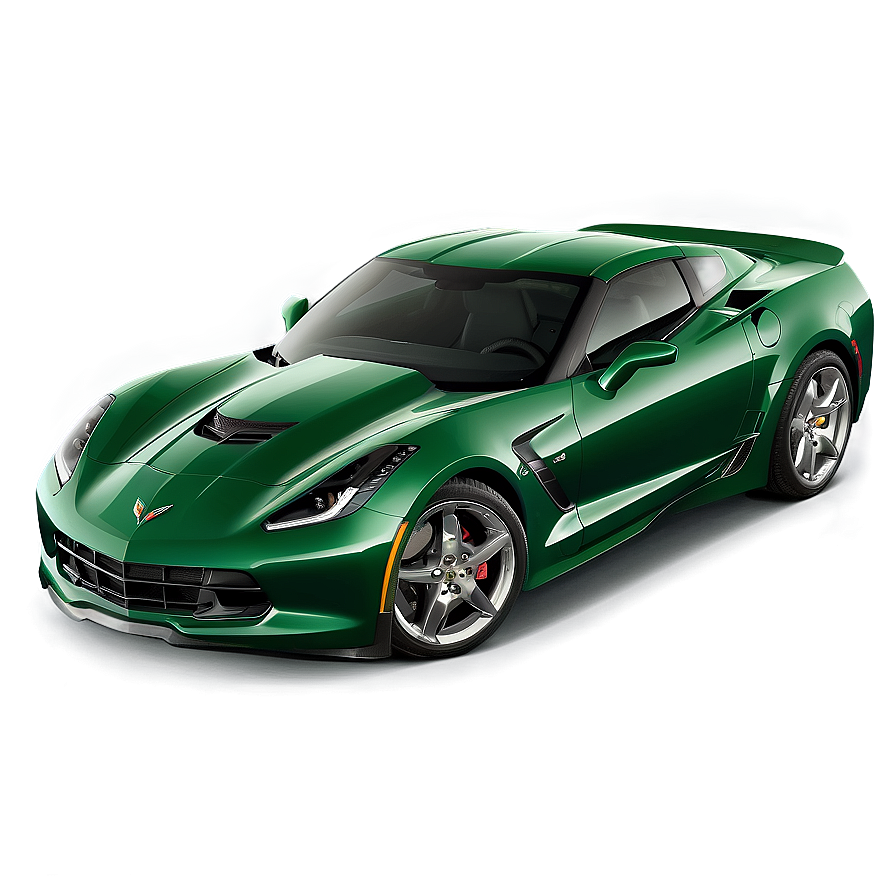 Green Corvette Png Dpe PNG Image