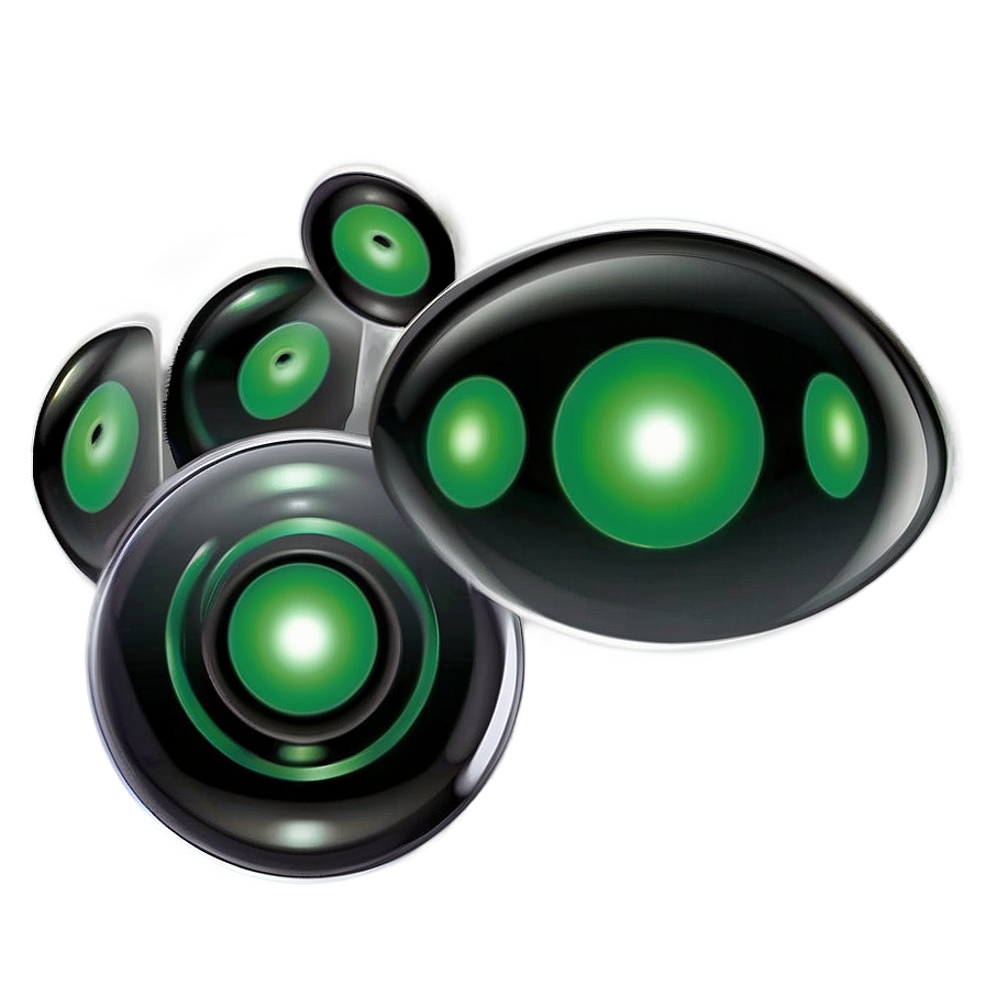 Green Dot Digital Art Png 06122024 PNG Image