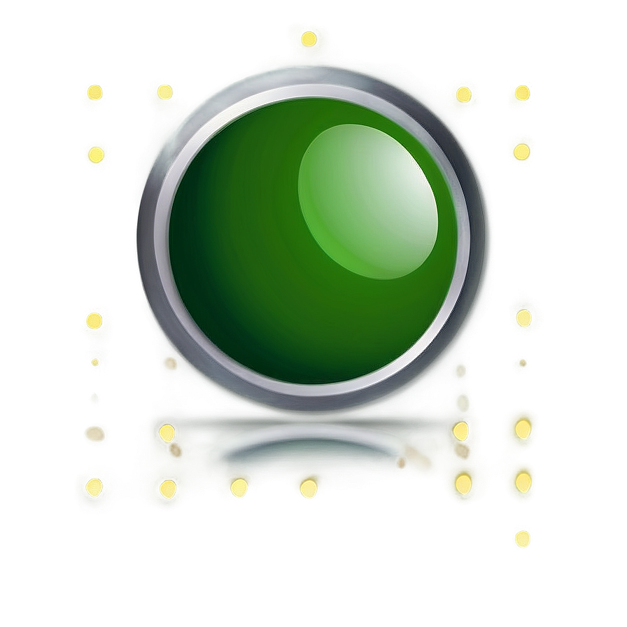 Green Dot With Shadow Png Vcw PNG Image