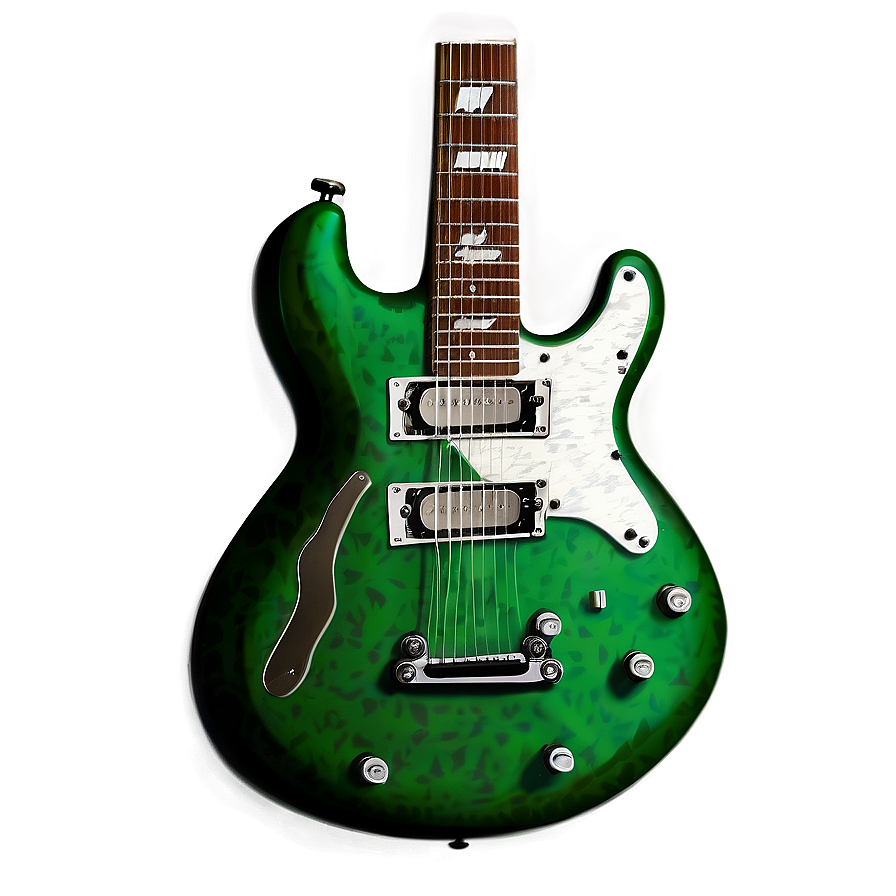 Green Electric Guitar Png 48 PNG Image