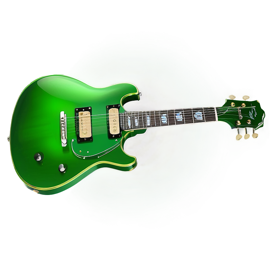 Green Electric Guitar Png 52 PNG Image