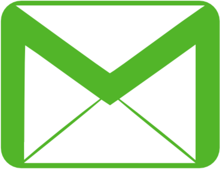 Green Email Icon PNG Image