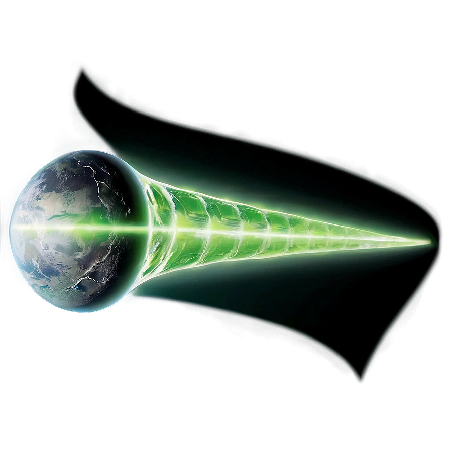 Green Energy Beam Png Qxf PNG Image