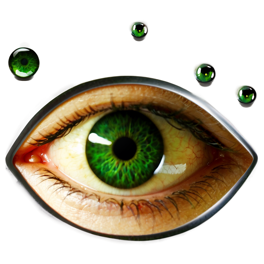 Green Eye C PNG Image