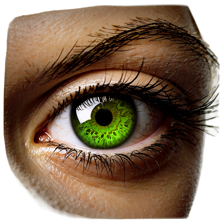 Green Eye Digital Illustration Png 32 PNG Image