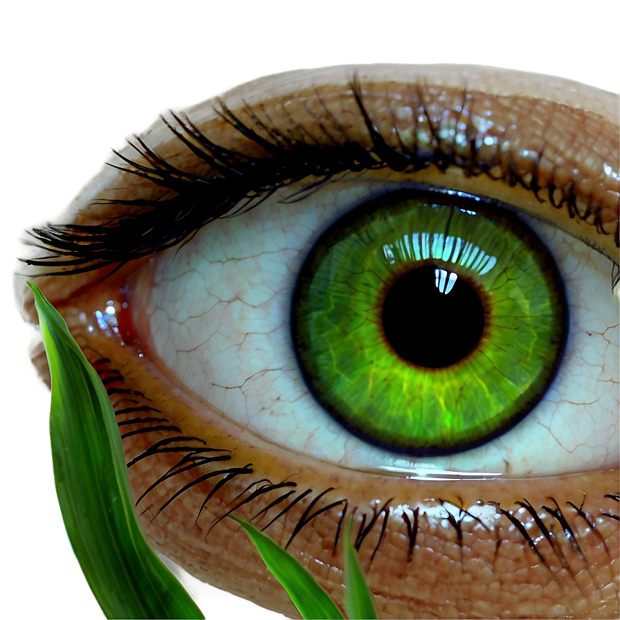 Green Eye Iris Closeup Png Ide PNG Image