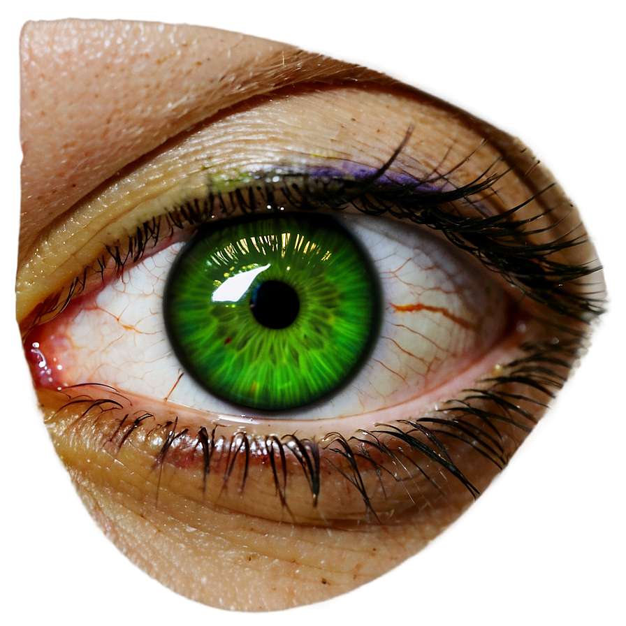 Green Eye Iris Closeup Png Tcn PNG Image